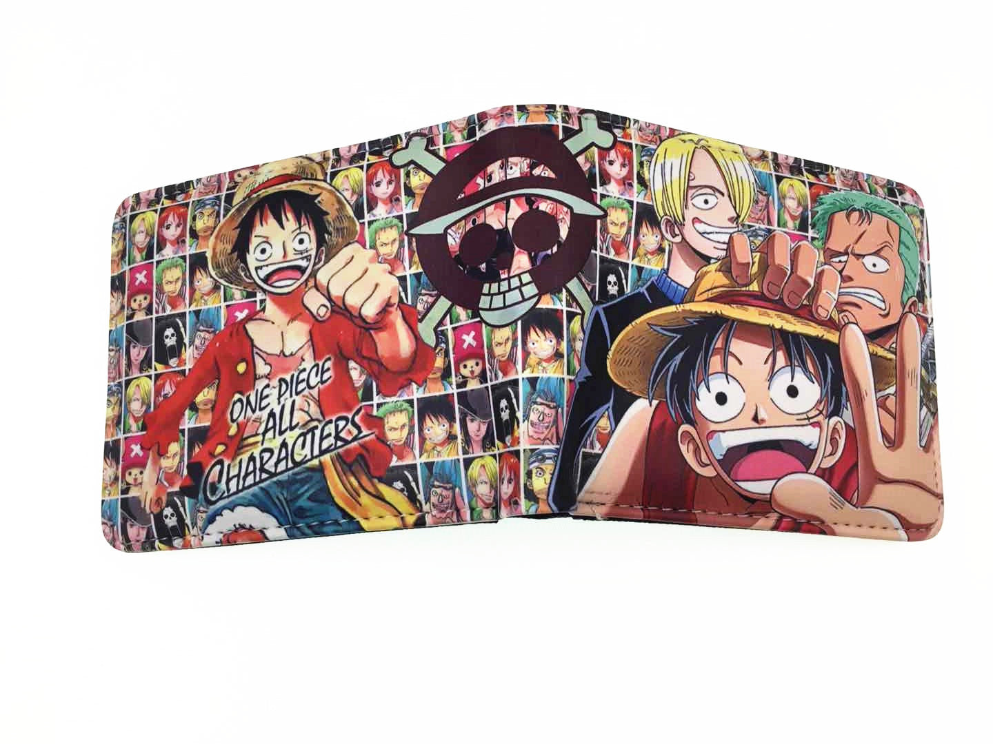 Piece Anime Peripheral Short Trendy Unique Ladies Wallets