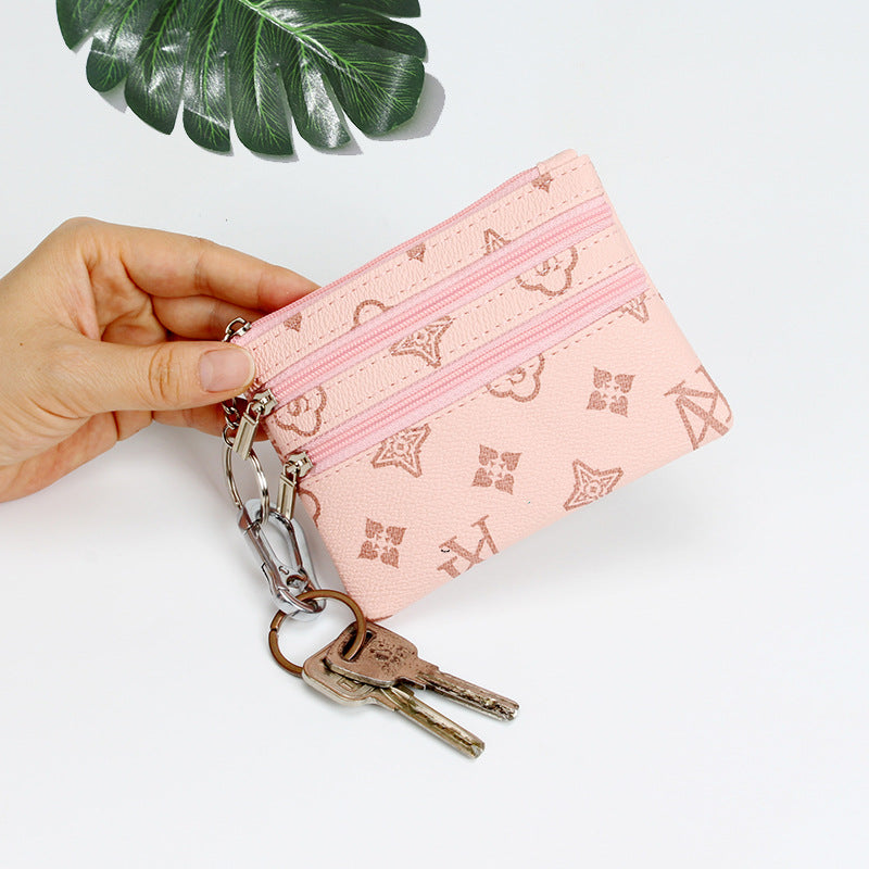 Classic Charming Mini Portable Small Printed Coin Purses