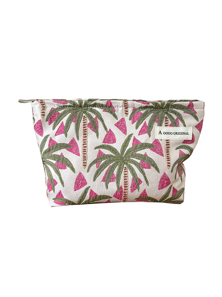 Coconut Tree Beach Buggy Portable Toiletry Cosmetic Bags