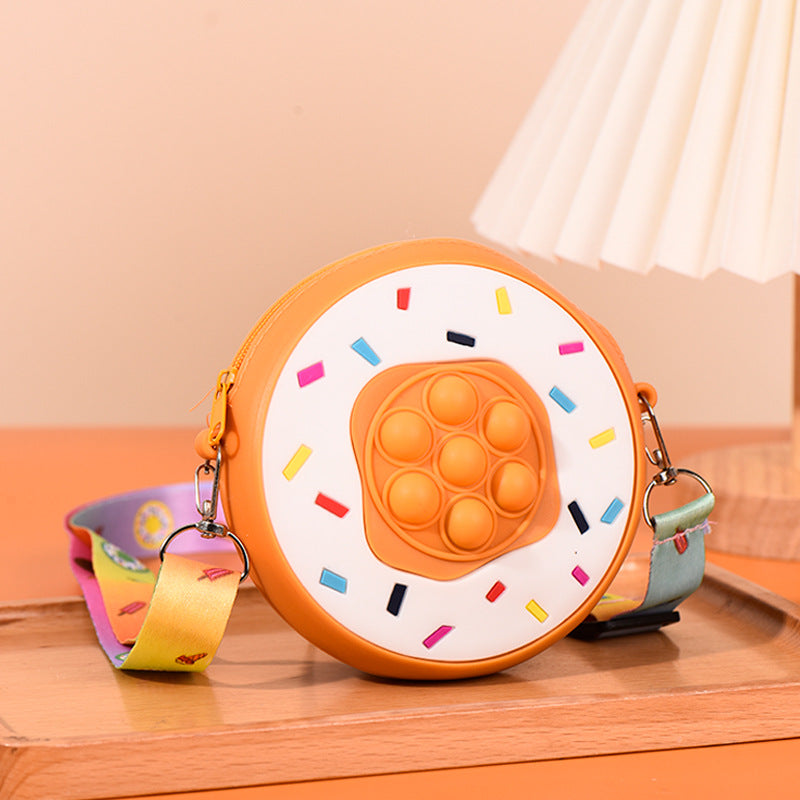 Cute Donut Mouse Killer Pioneer Silicone Coin Purses