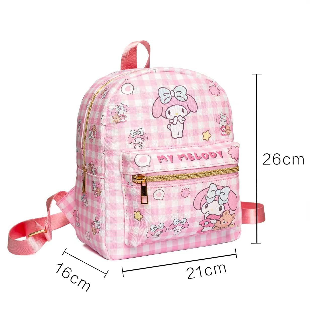 Children's Cute Melody Clow Dogskin Leather Small Children's Backpacks