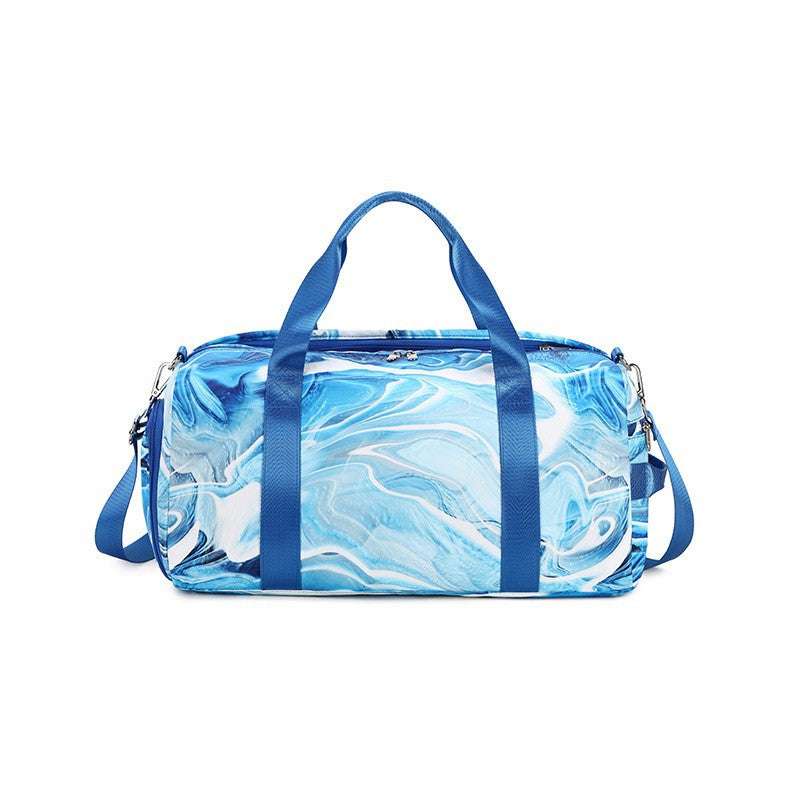 Women's Capacity Waterproof Iti Printing Swimming Sport Travel Bags