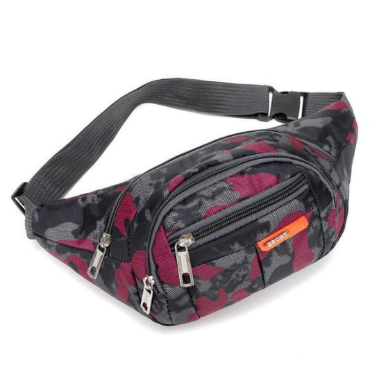 Women's & Men's & Camouflage Cashier Business Water-resistant Slanted Waist Packs