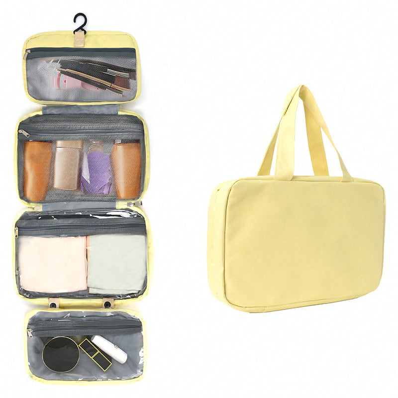 Fold Dry Wet Separation Hanging Storage Cosmetic Bags