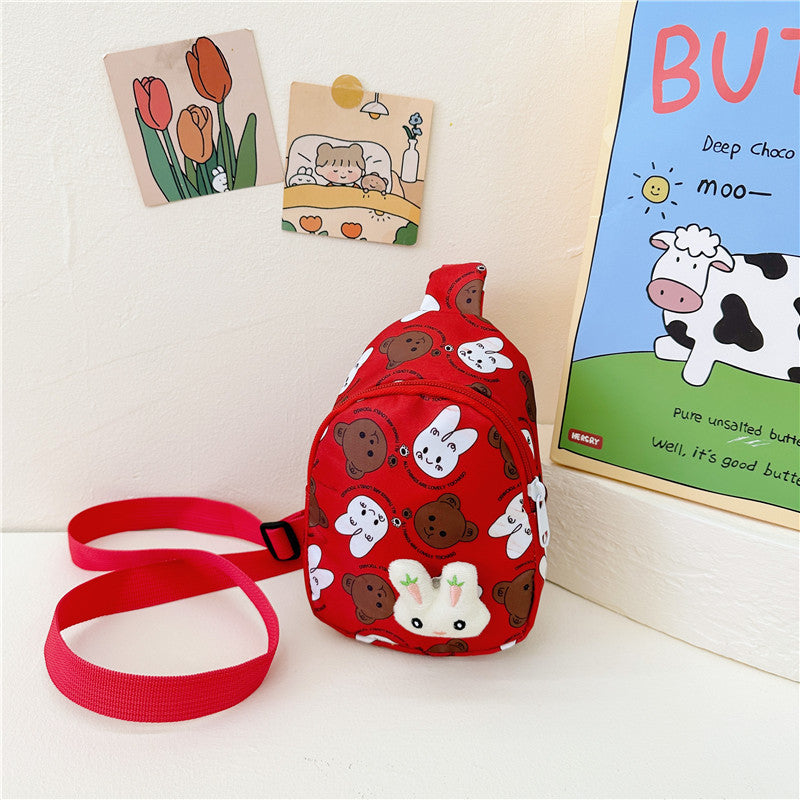 Children's Fashion Cute Bunny Large Capacity Outing Bags