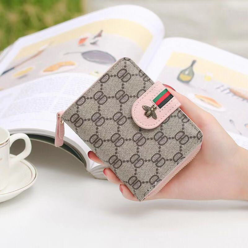 Women's Retro Short Zipper Small Simple Cute Ladies Wallets