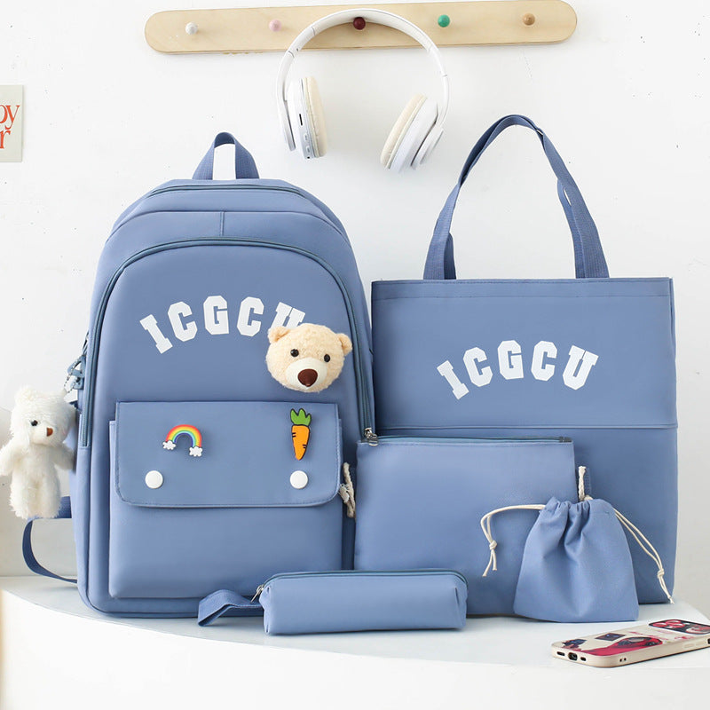 Beautiful Cute Large Capacity Good-looking Schoolgirl Middle School Students' Schoolbags