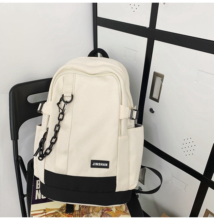 Style Work Clothes High Junior Large Capacity Middle School Students' Schoolbags