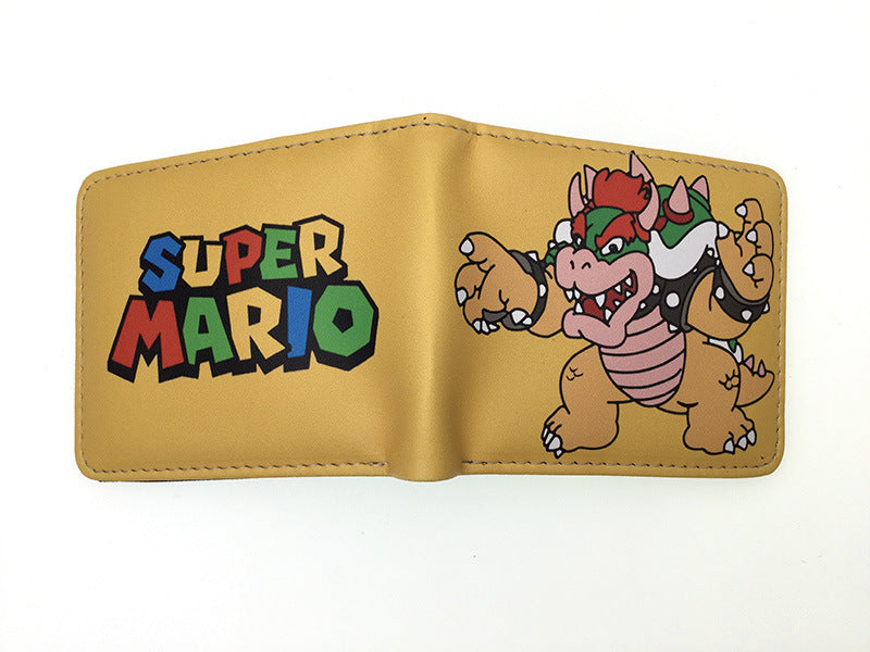 Super Mary Short Mario Unisex Leather Ladies Wallets