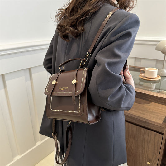 Preppy Style Korean Retro Commute Portable Backpacks