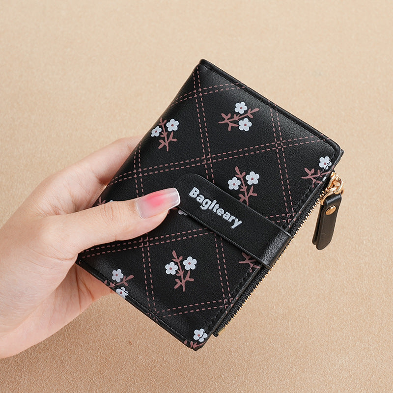 Women's Short Multiple Slots Fashion Small High-grade Ladies Wallets