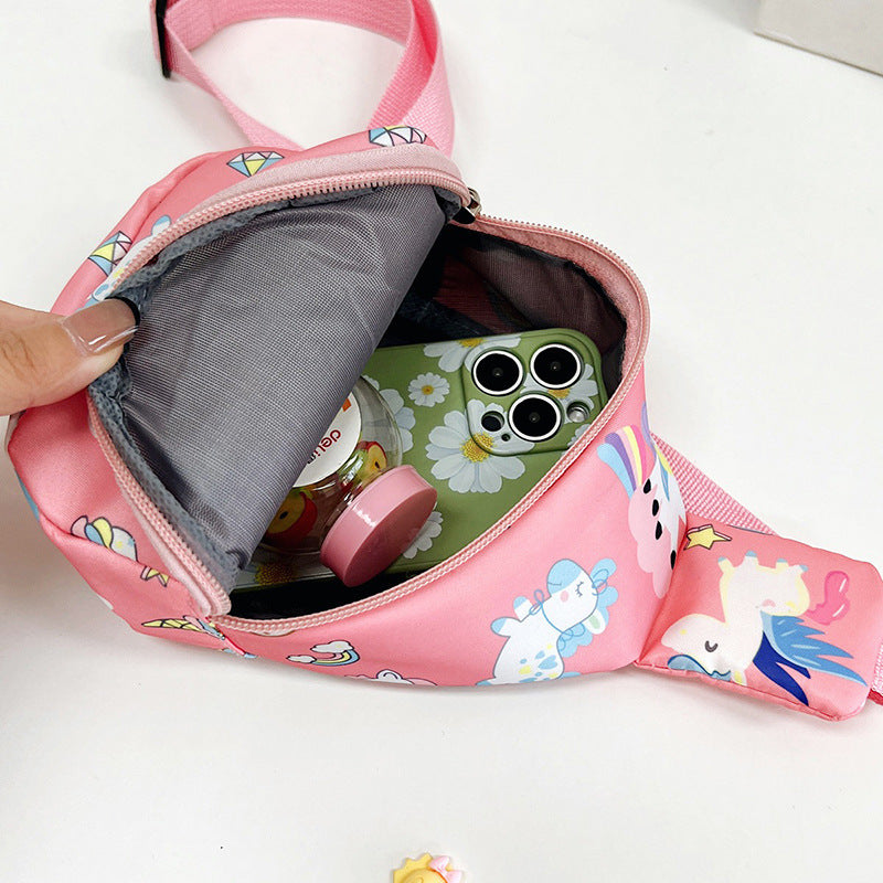 Children's Fashion Summer Princess Trend Small Dinosaur Children's Waist Packs