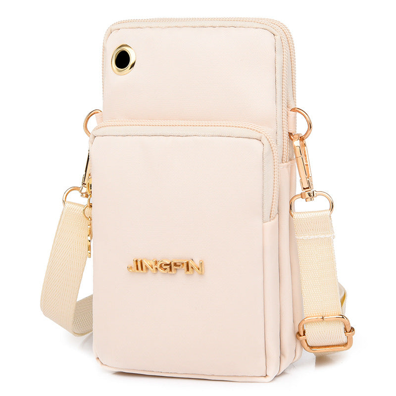 Women's Mobile Mini Summer Single Canvas Vertical Phone Bags