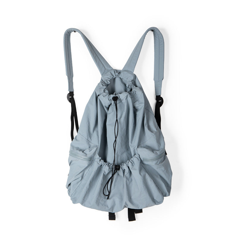 Women's Design Mori Style Nylon Drawstring Lightweight Backpacks