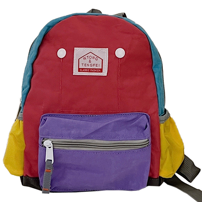 Children's Lightweight Big Small Canvas Boys Spine Children's Backpacks