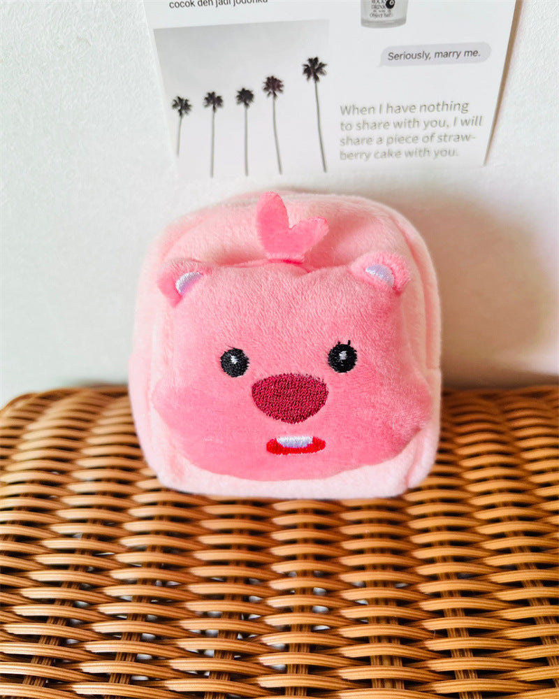 Beaver Plush Cute Cartoon Girlish Small Coin Purses