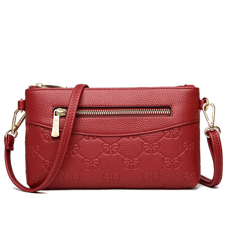 Women's Versatile Mom Soft Leather Mobile Crossbody Bags