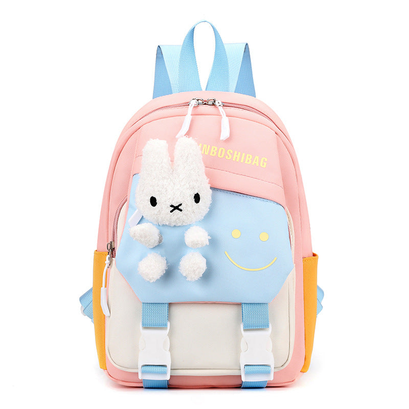 Children's Cartoon Cute Portable Burden Alleviation Kindergarten School Bags