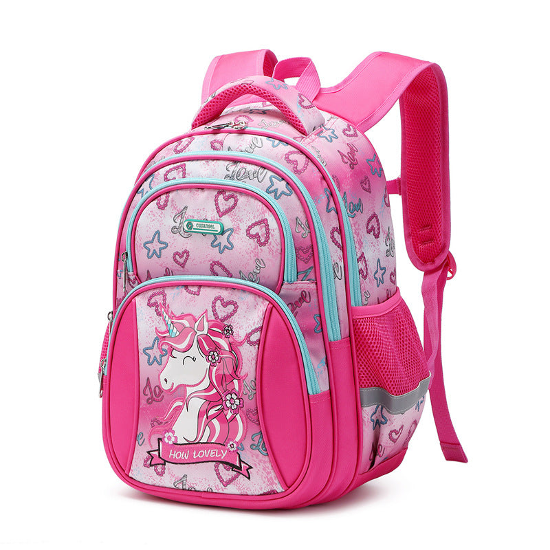 New Primary Large Capacity Unicorn Mermaid Elementary School Students' Schoolbags