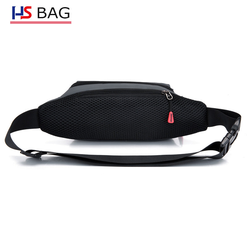 Waterproof Korean Style Large Capacity Personality Cash Leisure Men's Waist Packs