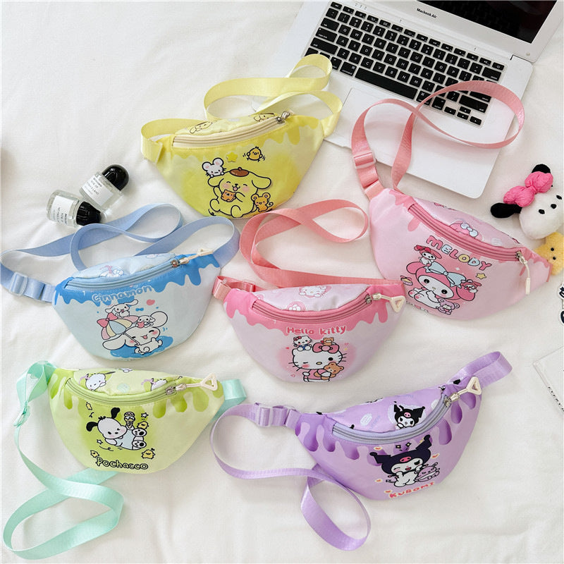 Children's Cartoon Korean Style Trendy Cool Fashionable Children's Waist Packs