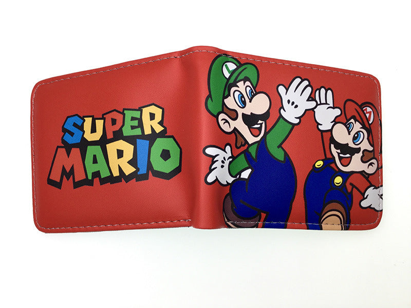 Super Mary Short Mario Unisex Leather Ladies Wallets