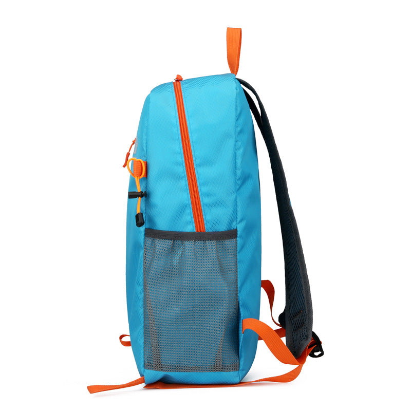 Folding Zipper Nylon Cloth Waterproof Hiking Sports Backpacks