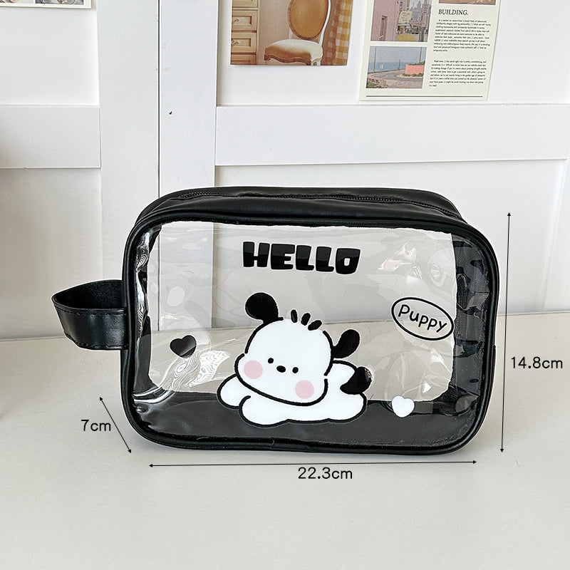 Transparent Hand Portable Cosmetics Storage For Cosmetic Bags