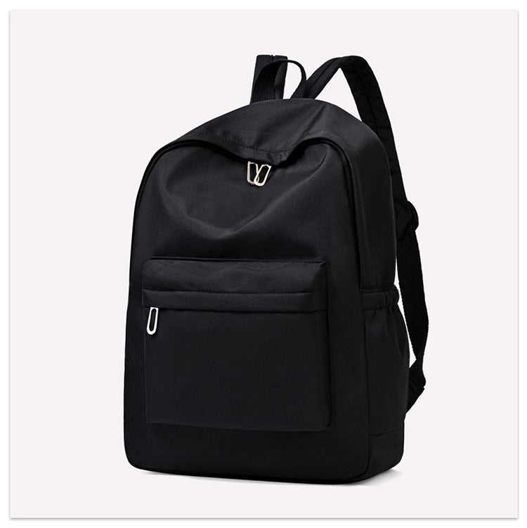 Solid Color Commute Simple Oxford Cloth Backpacks