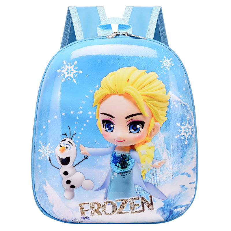 Children's Beautiful Cartoon Animation Boys Eggshell Kindergarten School Bags