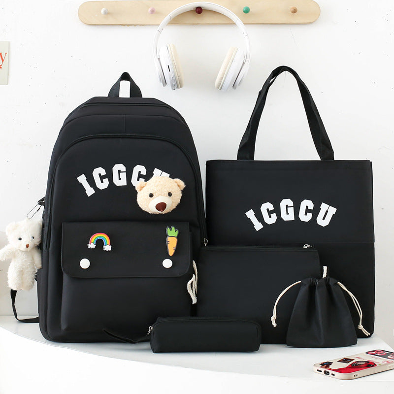 Beautiful Cute Large Capacity Good-looking Schoolgirl Middle School Students' Schoolbags