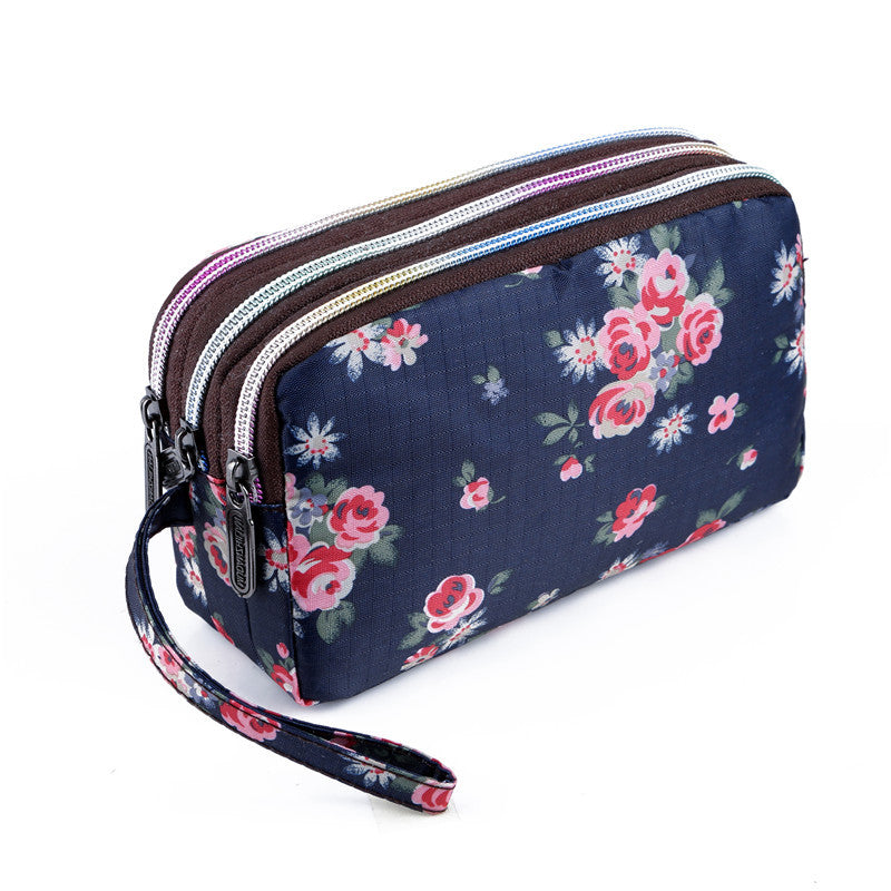 Women's Korean Printed Mobile Running Cloth Coin Purses