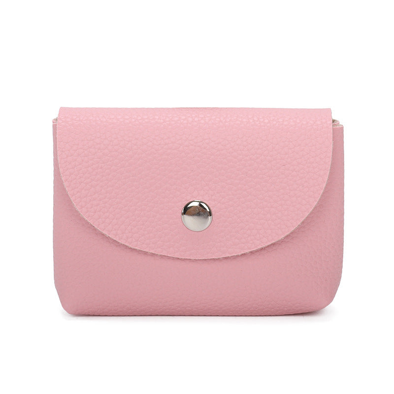 Women's Pattern Solid Color With Lid Imitation Coin Purses