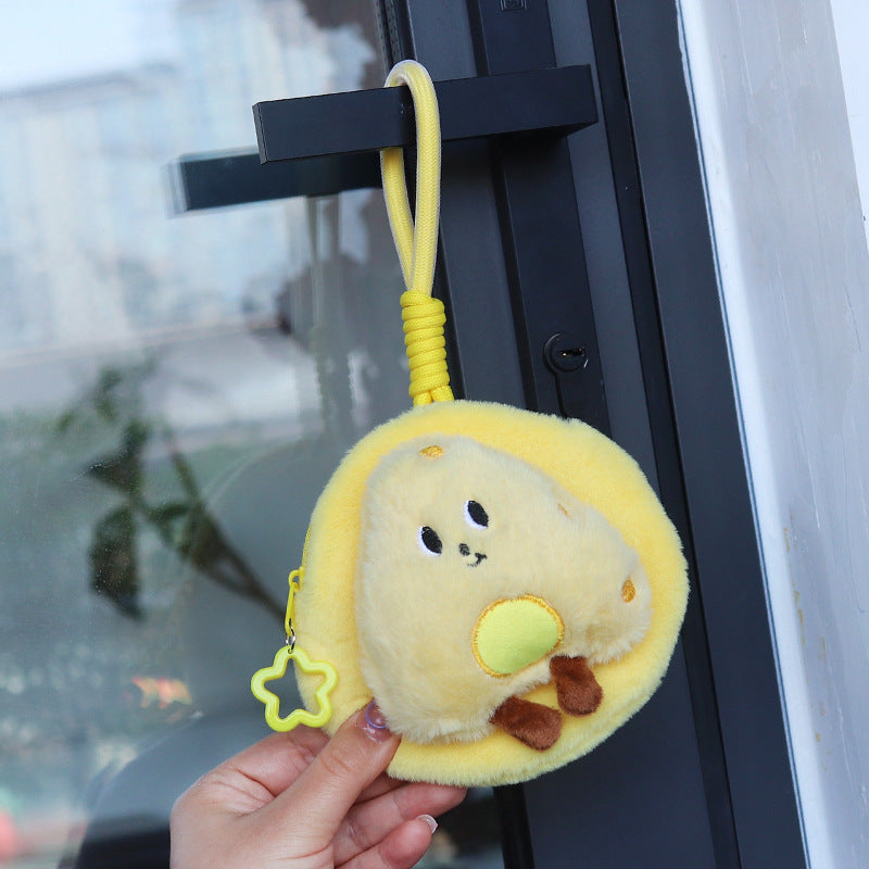 Food Doll Storage Creative Zipper Plush Coin Purses