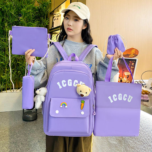 Beautiful Cute Large Capacity Good-looking Schoolgirl Middle School Students' Schoolbags