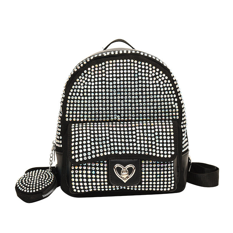 Women's Trendy Light Diamond Western Style Fashion Backpacks