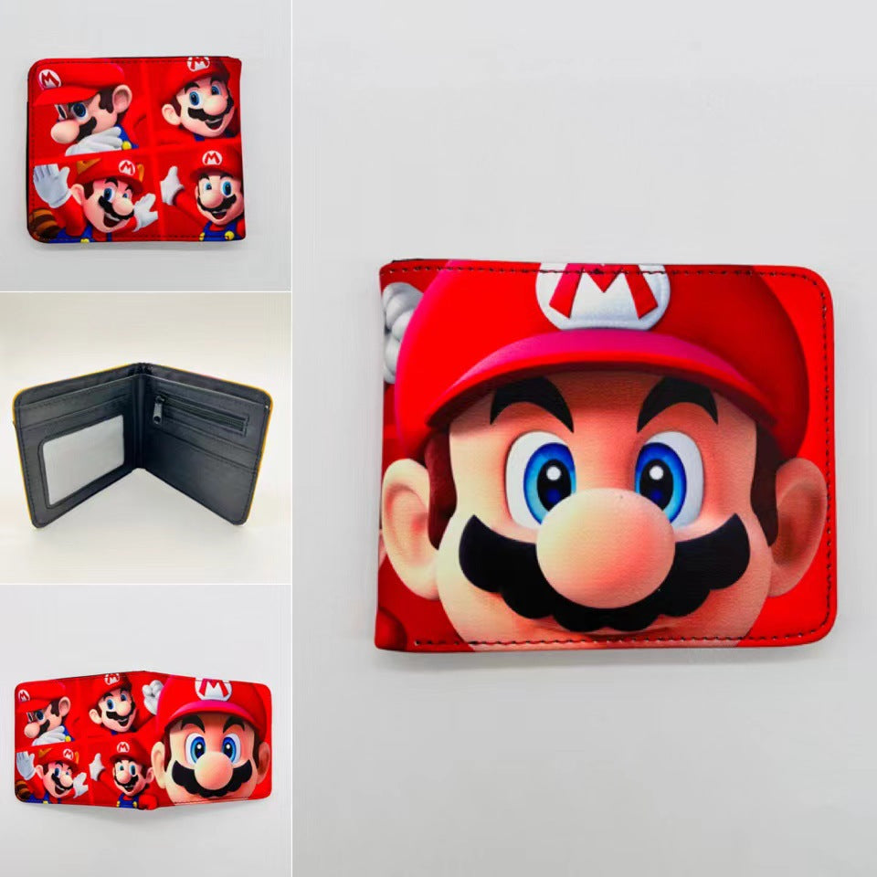 Women's & Men's & Mary Short Fashion Trend Mario Ladies Wallets