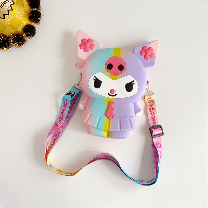 Children's Clow Cartoon Fashion Trend Play Silicone Coin Purses