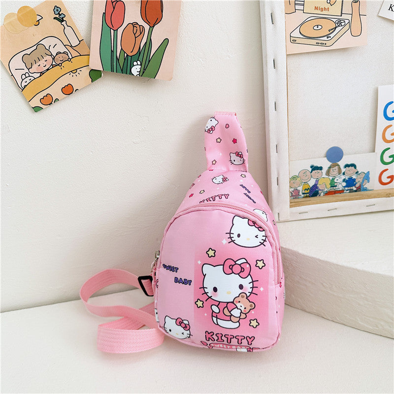 Children's Cartoon Cute Little Princess Ocean Pneumothorax Children's Waist Packs