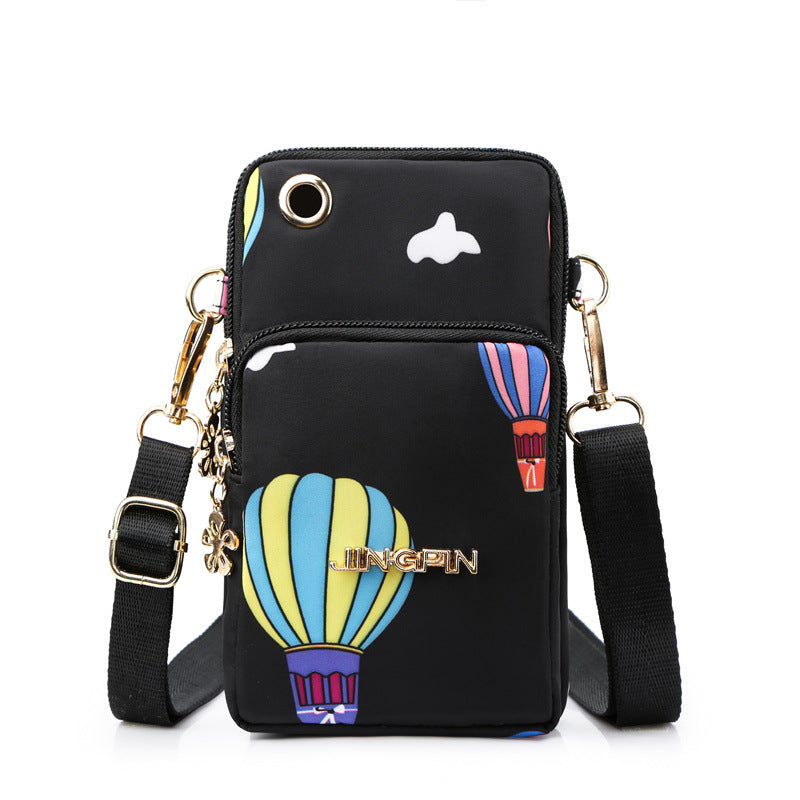 Women's Mobile Mini Summer Single Canvas Vertical Phone Bags