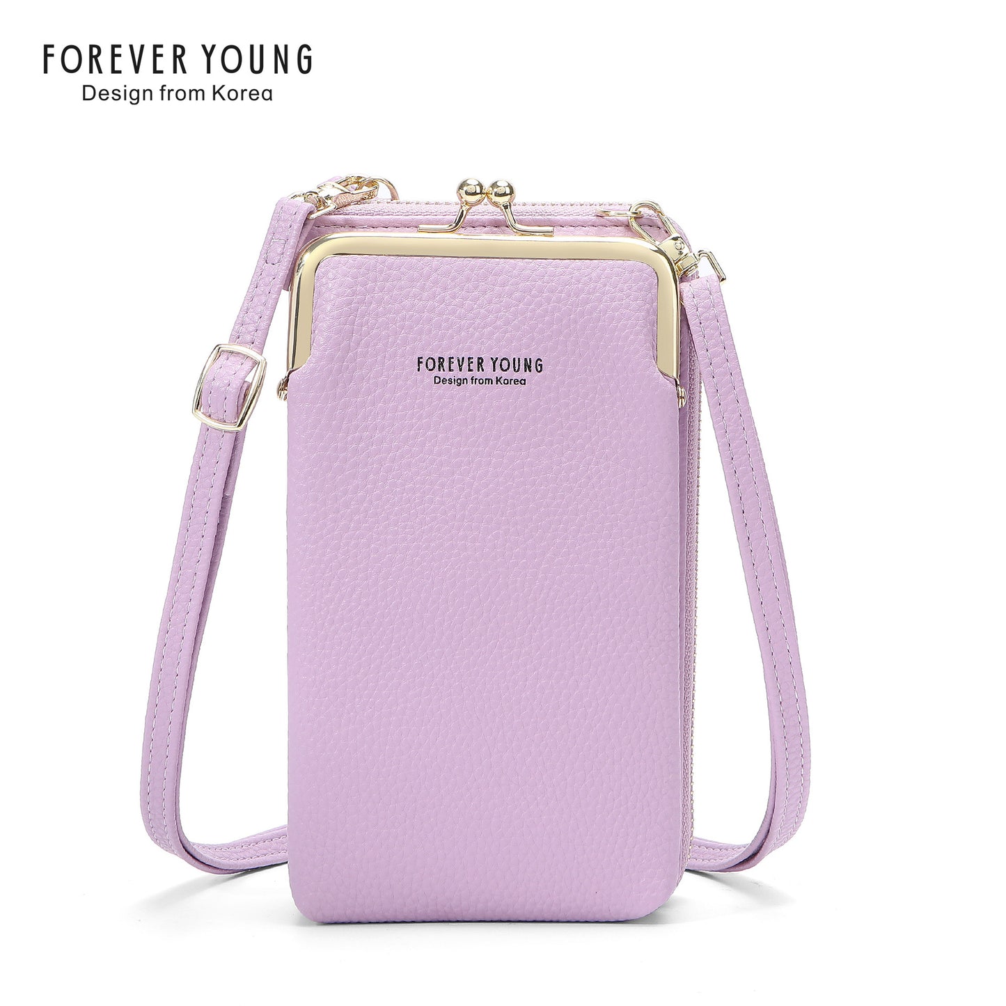 Women's Mobile Simple Fashion Litchi Pattern Phone Bags