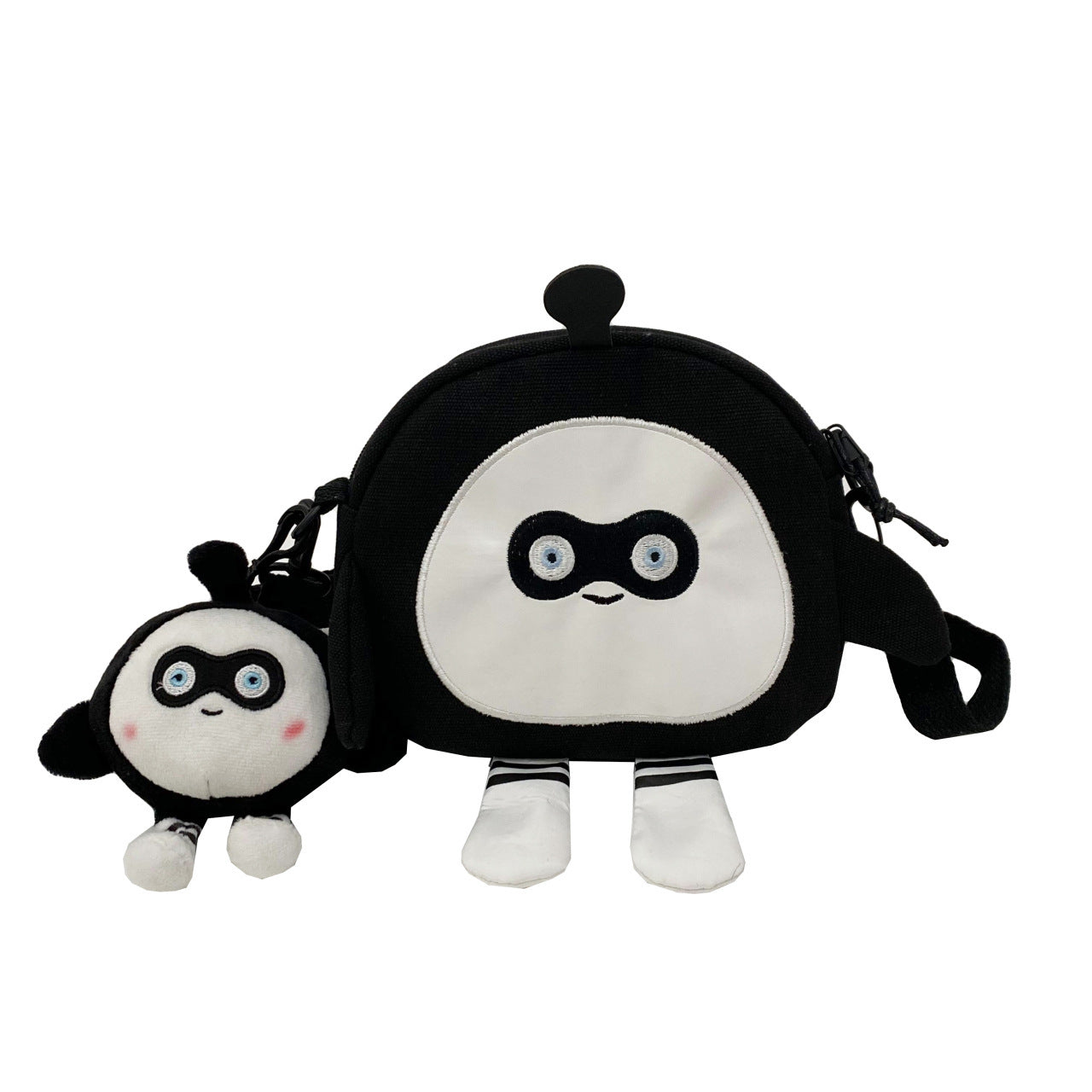 Children's Egg Puff Party Small Canvas Fashionable Children's Shoulder Bags