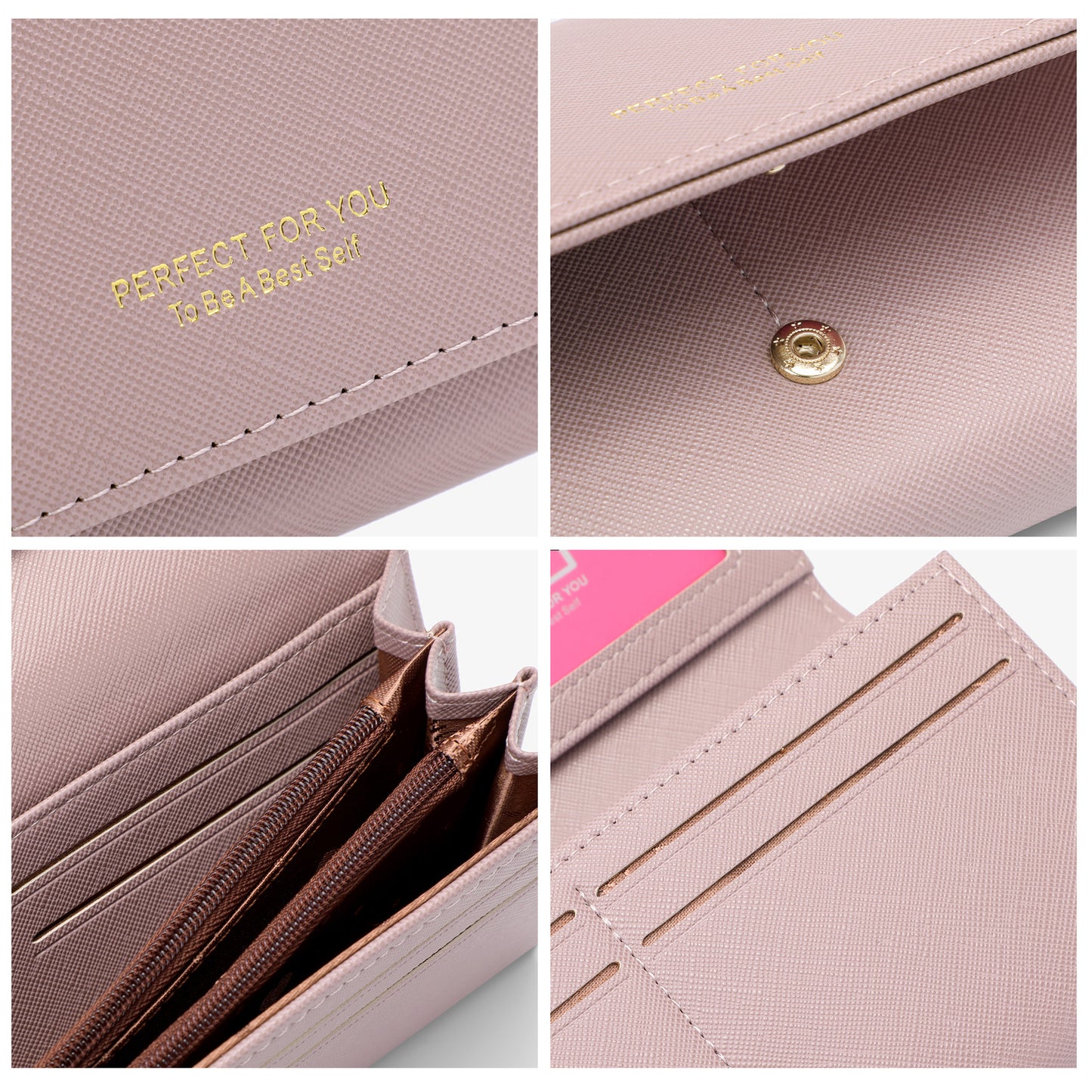 Women's Simple Korean Style Clutch Multifunctional Ladies Wallets