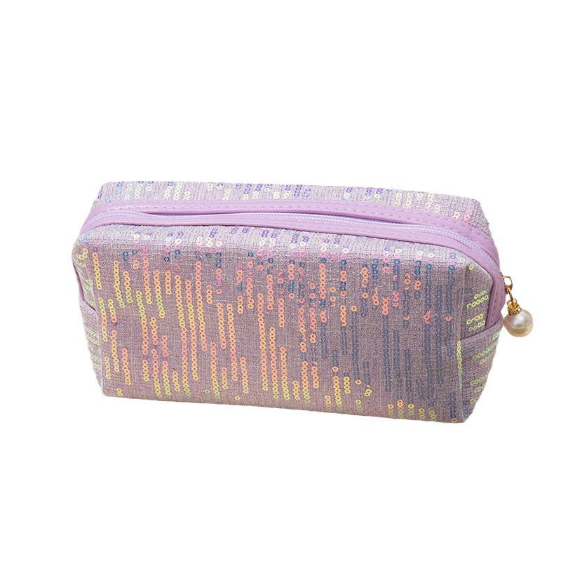 Sequins Classic Style Good-looking Wind Portable Cosmetic Bags