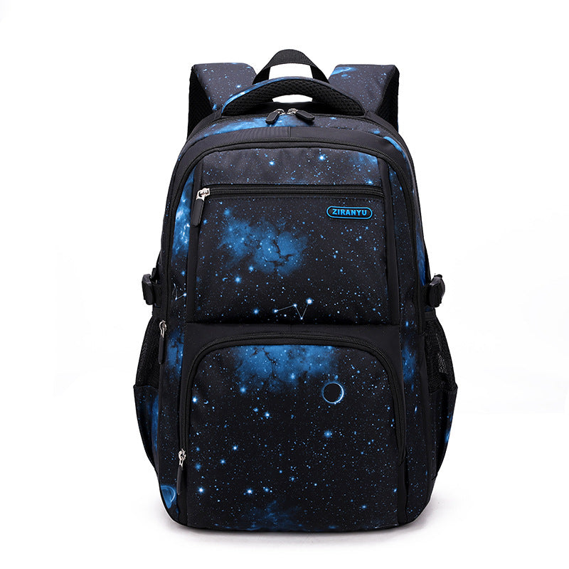 Fish Starry Sky Primary Grade Male Elementary School Students' Schoolbags