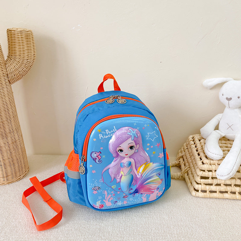 Children's Cartoon Dinosaur Mermaid Small Class Boys Kindergarten School Bags