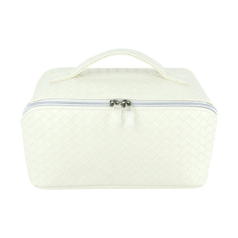 Woven Pillow Large Capacity Partition Portable Cosmetic Bags