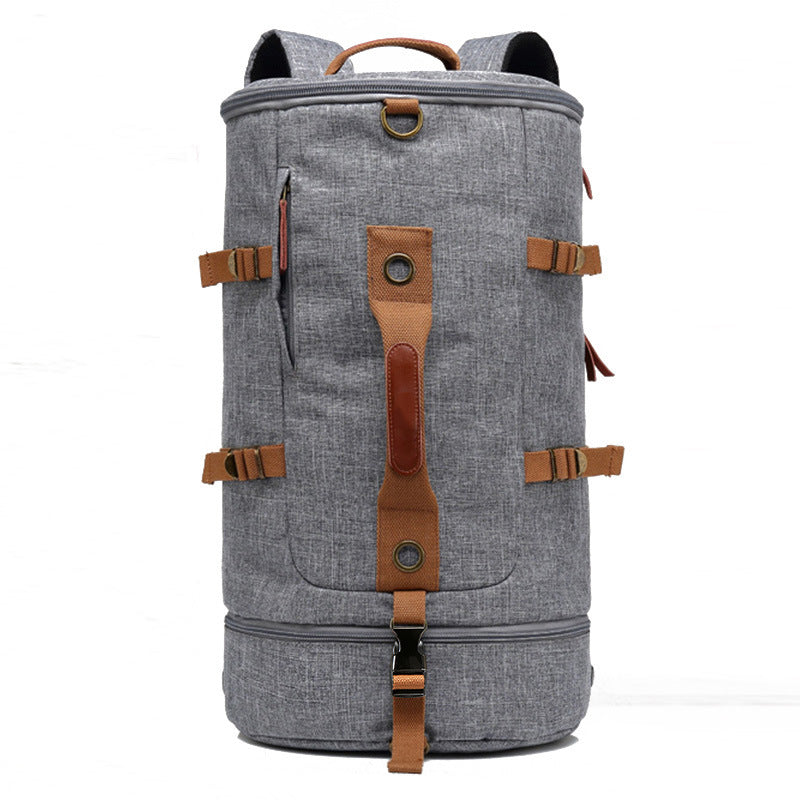 New Trendy Round Barrel Large Capacity Backpacks